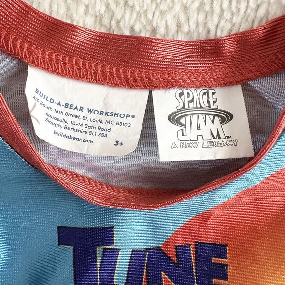 Build a Bear Space Jam Tune Squad Basketball Movie Jersey Uniform Outfit - Picture 2 of 5